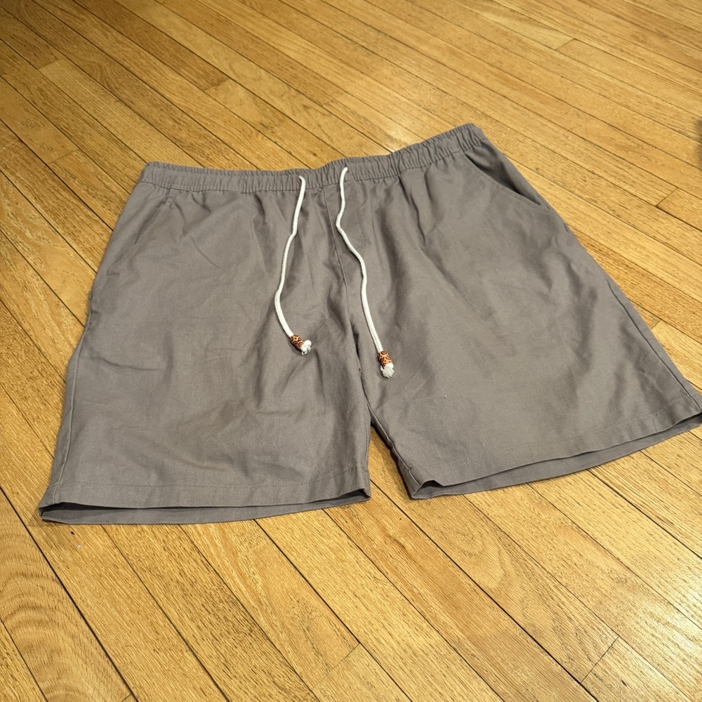 Men's Gray Casual Shorts